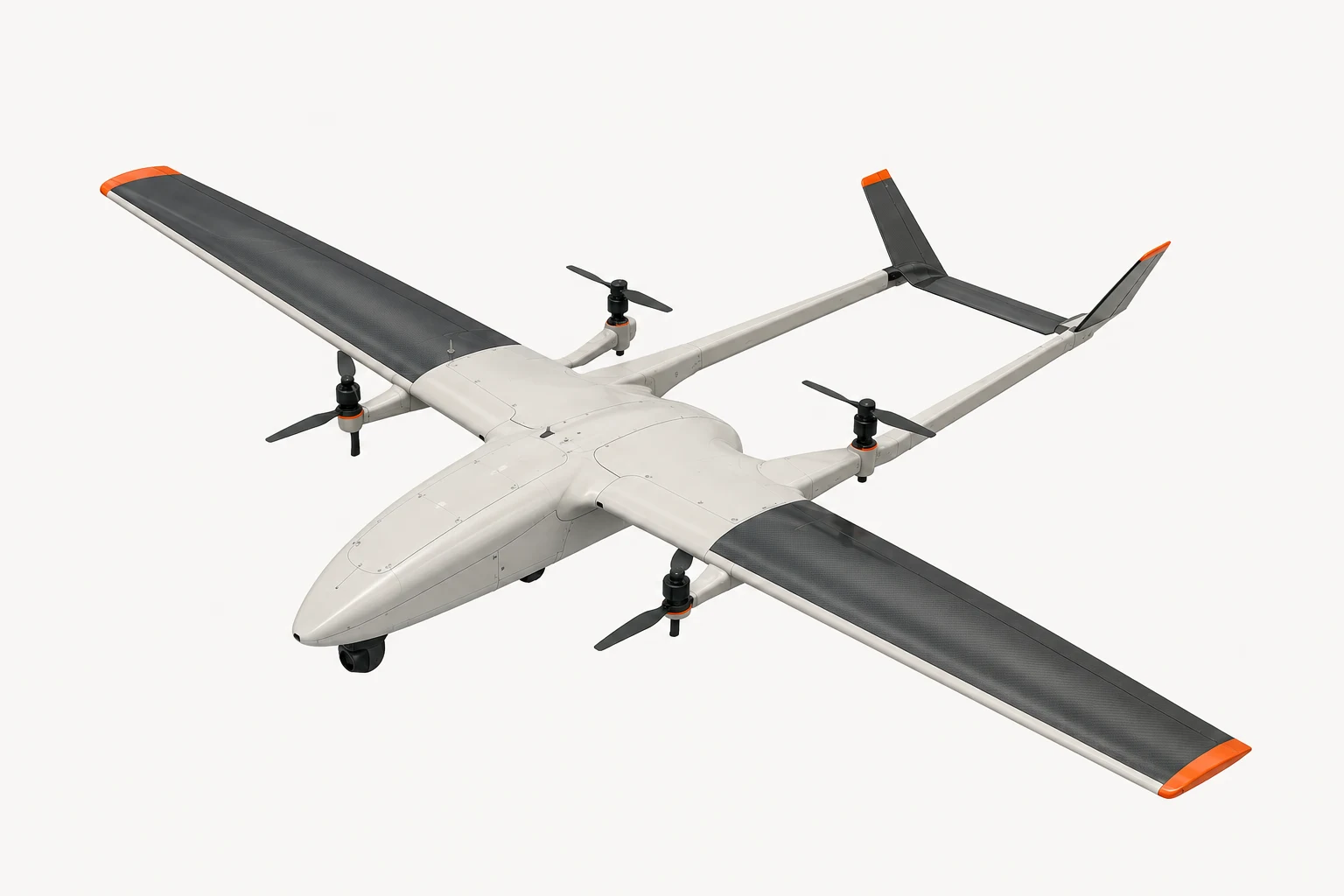 Long Range Drone aircraft model concept