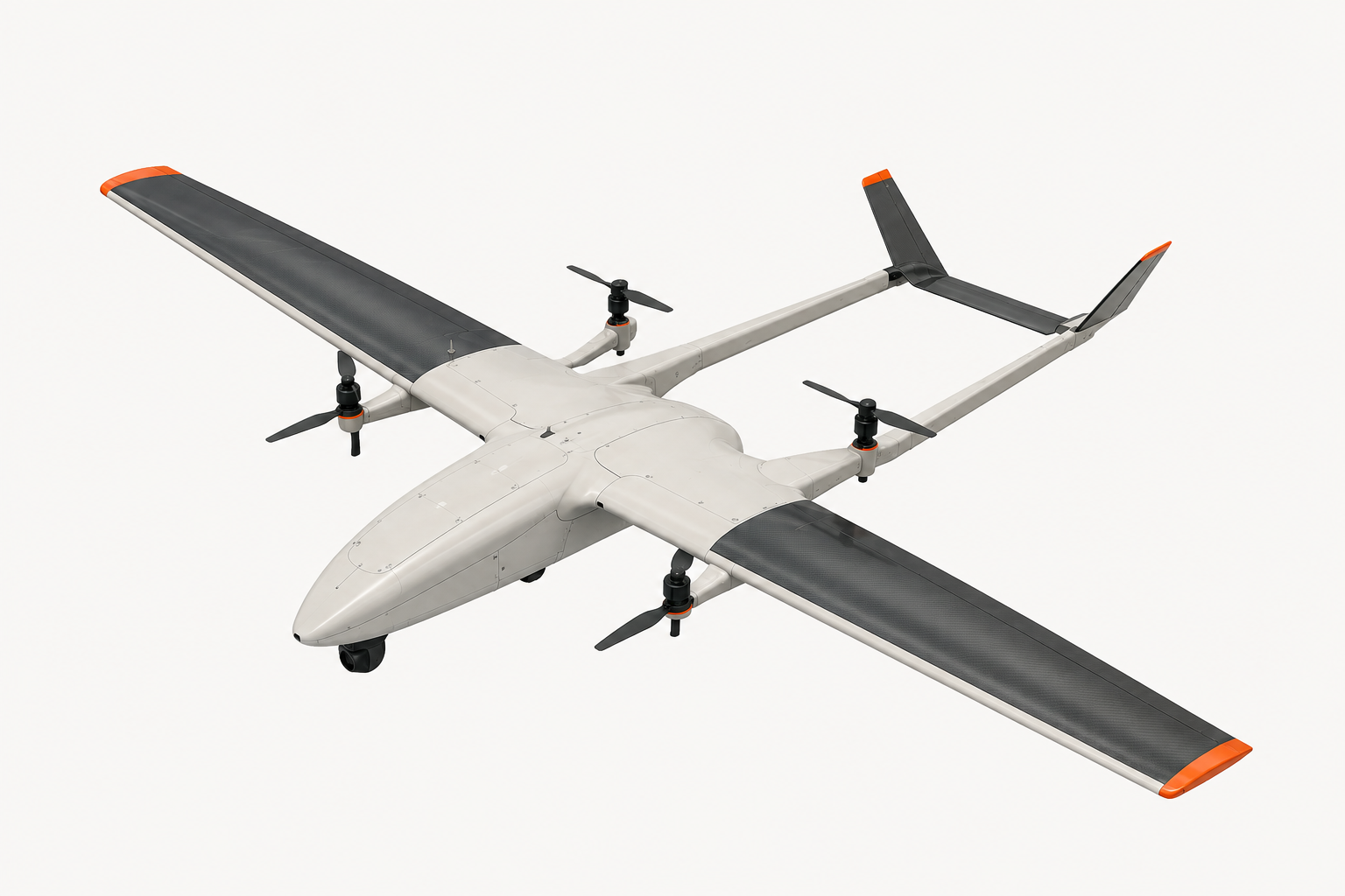 Long Range Drone 3D aircraft model